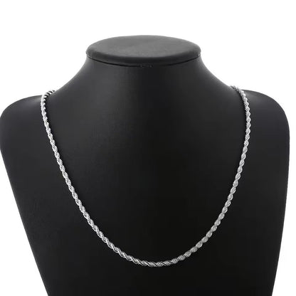 High Quality Fine 925 Sterling Silver Necklace